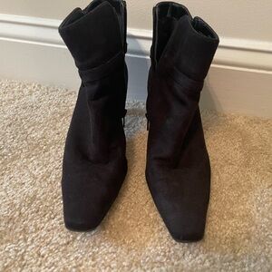 Liz Claiborne Elegant Black Women's Ankle Boots